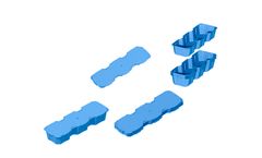 Model Landblock 0 Degree - Water-Ballasted Solar Support for Flat Surfaces