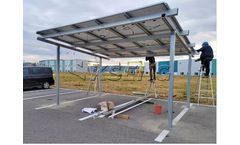 KSENG - Four Poles Waterproof Solar Carport Mounting System