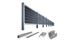 KSENG - PV Farming Structure Vertical Bifacial Solar Fencing Mounting System