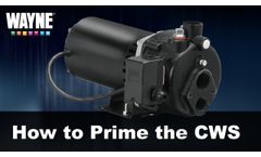How to Prime the CWS Well Pump - Video