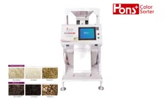 Hons+ - Model S1 - RGB Camera Rice/Grain Color Sorting Separator Machine