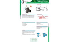 BKV Valve - Model GP90YFV - 90 Degree Horizontal Float Level Control Valve - Brochure