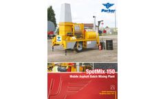 Mobile Asphalt Batch Mixing Plant SpotMix 150 - Brochure