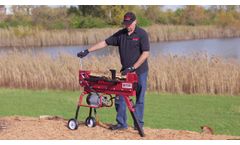 BOSS 10 Ton Dual Action Electric Log Splitter - Video