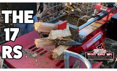 Wolfe Ridge 17 RS Log Splitter Walk Around and Demonstration - Video