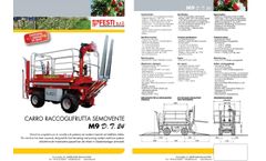Festi - Model M9DT24 - Self-Propelled Orchard Platform - Brochure