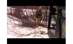 20" Shark Torrent Mulcher SANY SY35U - Video