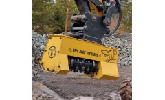 Torrent Mulchers - Model 20 Inch SHARK - Mini Excavator Mulcher