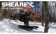 Tree Shear FTS16 & CASE CX210C - Video