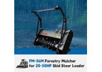 FASTVO - Model FM-36M  - Mini Skid Steer Mulching Head