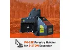 FASTVO - Model FM-22E - Mini Excavator Forestry Mulcher
