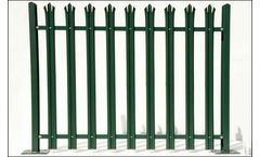 Tripline Palisade - Triple Pointed Palisade Security Fence