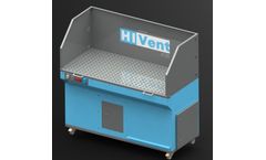 HiVent - Model KT20 - Mobile Bottom Suction and Filtration Table