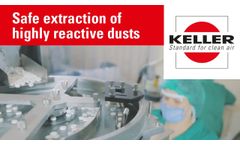 Dry separator PCF-1: the contaminent-free solution for handling highly reactive dusts - Video