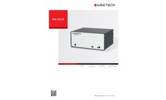 WEETECH - Model WK 260 SE - Cable and Clip Tester - Brochure
