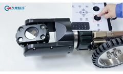 GT102B CCTV Pipe Inspection Crawler Robot Camera Operation Video 