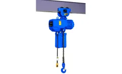 ACI Hoist - Model NECHP-00526 - 1/4 Ton Electric Chain Hoist with Hand Pushed Trolley