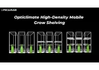 OptiClimate - High-Density Mobile Grow Shelving for Vertical Farming