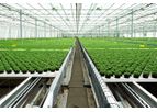 Viemose DGS - Moving Gutter System for Vertical Farming