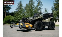 Rammy - Model 120 ATV PRO - Lawn Mower - Front-Mounted Lawn Mower for ATVs