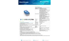 Explosives Narcotics Trace Detector Matrixcope MTC X45PRO - Brochure