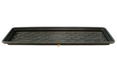 Chuangpu - Model HL-Q21-II - 350L PE Hoof Footbath For Cattle Hoof Disinfection With Drain And 2800mm Length