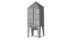 ELICA - Square Hopper Silo for Grain Storage
