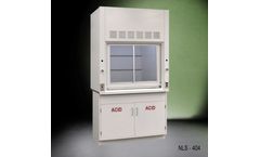 Fisher American - Model NLS-404 - 4-Foot Laboratory Fume Hood with ACID Storage Cabinet