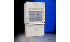 Fisher American - Model NLS-403 - 4-Foot Fisher American Laboratory Fume Hood with Storage Cabinet
