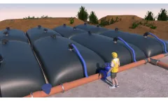 BOATUP - Model TUBE70-95 - Typical Sediment Dewatering Geotextile Tube