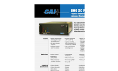  	CAI - Model 7000 FTIR - Fourier Transform Infrared (FTIR) Analyzer - Brochure