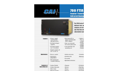  	CAI - Model 700 FTIR - Heated Sampler Fourier Transform Infrared (FTIR) Analyzer - Brochure
