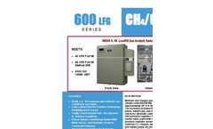 600 LFG CH4/O2 Land Fill Gas Analysis System
