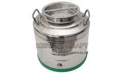 Oil press GmbH & Co. KG - 30L Stainless Steel Oil Can