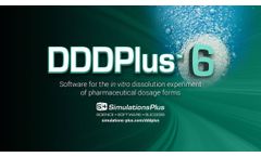 DDDPlus™ 6: Software for the in vitro Dissolution Experiment of Pharmaceutical Dosage Forms - Video