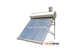 LuckySolar - Model JX-NPS-58/1800 - Non-pressure Solar Water Heater Stainless Steel Type