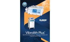 Elmed - Model VIBROLITH Plus - Intracorporeal Pneumatic Ultrasonic Combined Lithotripter System  Brochure