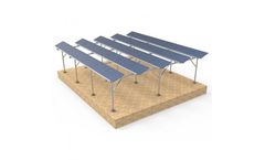 Jesfer - Model JS-GM - Agricultural Greenhouse Ground Farm Solar Mounting System