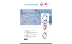 Galata - Model GLT AV - Bloodline Tubing Set - Brochure