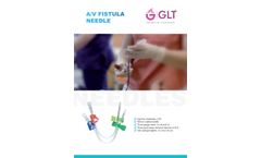 Galata - Model GLT AV - Fistula - Silicone Coated Needles - Brochure