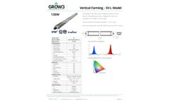 GROW3 - Model SV - Vertical Grow Light - Brochure