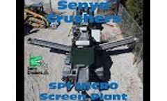 Senya Crushers '24 Sp1 Micro Screen Plant Sorting Three Sizes To 3 Conveyors - Video