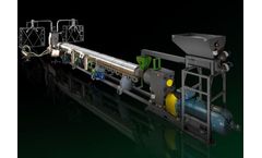 Tecnova - Model 250 LD 37 - High-Capacity Plastic Recycling Extrusion Lines