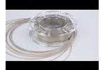 1 75mm 3D Printer PEEK Med Filament Implanted medical PEEK material Wire - Video