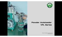 Plastic powder loader for powdered resin