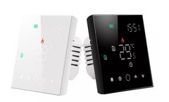 Beris - Model BT02-WF-HT - Touchscreen Wifi Home Thermostat for Electric Cable/Water/ Boiler Heating