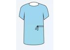 Hanedan - Model HN02001 - Short Sleeve Patient Gown