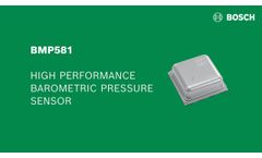High performance barometric pressure sensor #BMP581 - Video