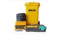 Anwill - Model AN-Wheeled 30G/Y/W - 30 Gal Wheeled Bin Spill Kit