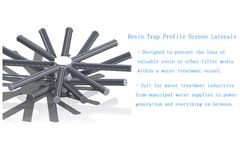 Wedge Wire Resin Trap Profile Screen Laterals for Water Treatment